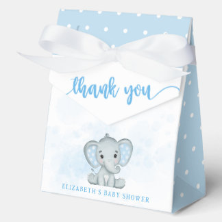 Ballotins Bébé bleu Eléphant Petit Baby shower d'arachide