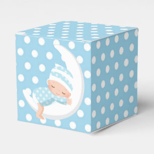 Ballotins Bébé Bleu Sur Le Ballotin Lune