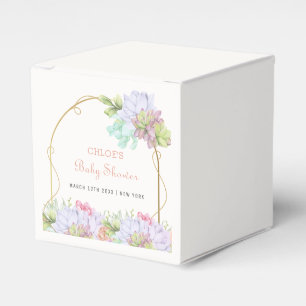Ballotins Bébé En Fleur Boho Arch Baby shower Cactus