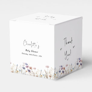 Ballotins Bébé en fleurs Baby Shower Fleur Sauvage