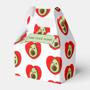 Ballotins Bébé mignon Avocado dans le coeur rouge personnali
