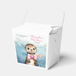 Ballotins Bébé mignon Otter Baby shower fille