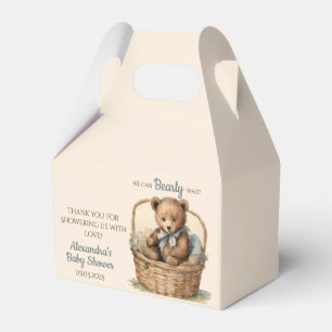 Ballotins Bébé Ours Bearly Wait Boys Baby shower