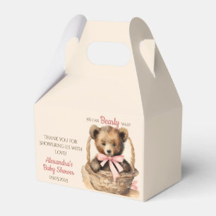 Ballotins Bébé Ours Bearly Wait Girls Baby shower