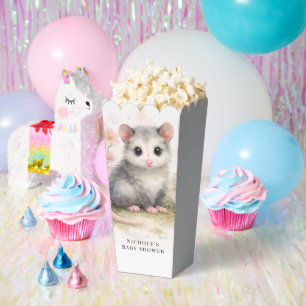 Ballotins Bébé Possum à l'aquarelle Baby Shower