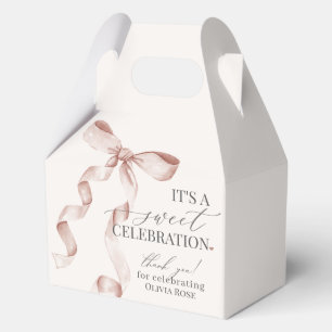 Ballotins Beige Coquette Bow Girl Anniversaire de fête cadea