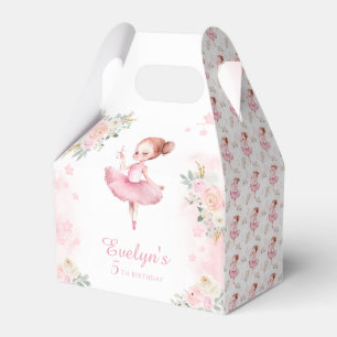 Ballotins Belle ballerine rose anniversaire merci ballotin