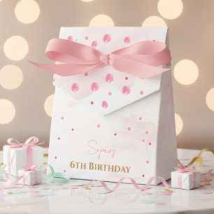Ballotins Belle ballerine rose et ballons anniversaire