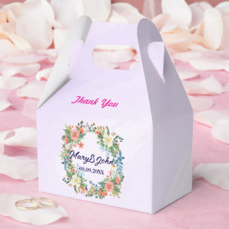 Ballotins Belle couronne rose mariage romantique