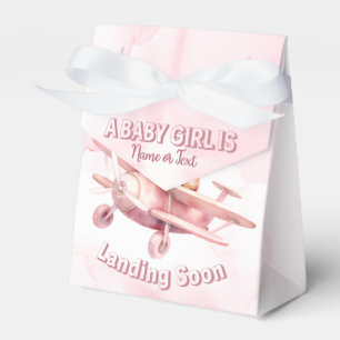 Ballotins Belle fille Bébé Ours Pilote Avion Rose Belle