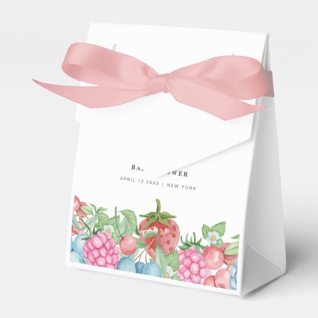 Ballotins Berry doux Baby shower doux et doux (Verso)