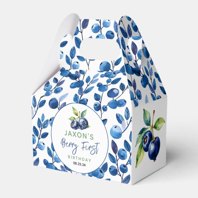 Ballotins Berry First Blueberry 1er Anniversaire (Verso)
