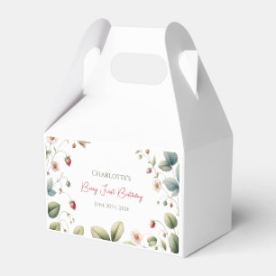 Ballotins Berry personnalisé Premier anniversaire fraise