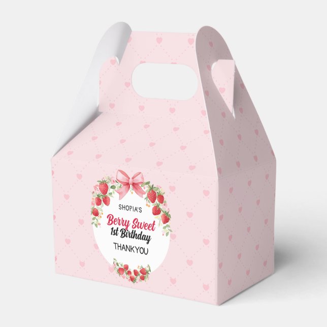 Ballotins Berry Sweet 1er anniversaire (Verso)