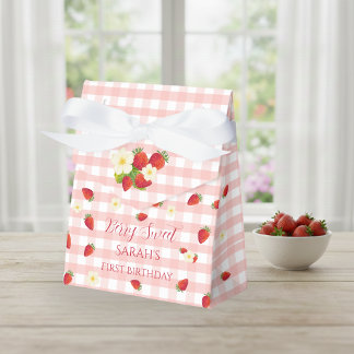 Ballotins Berry Sweet Strawberry 1st Birthday Party Gift 