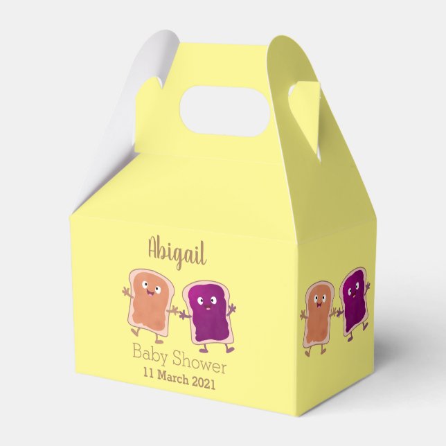Ballotins Beurre d'arachide mignonne et caricature sandwich  (Verso)