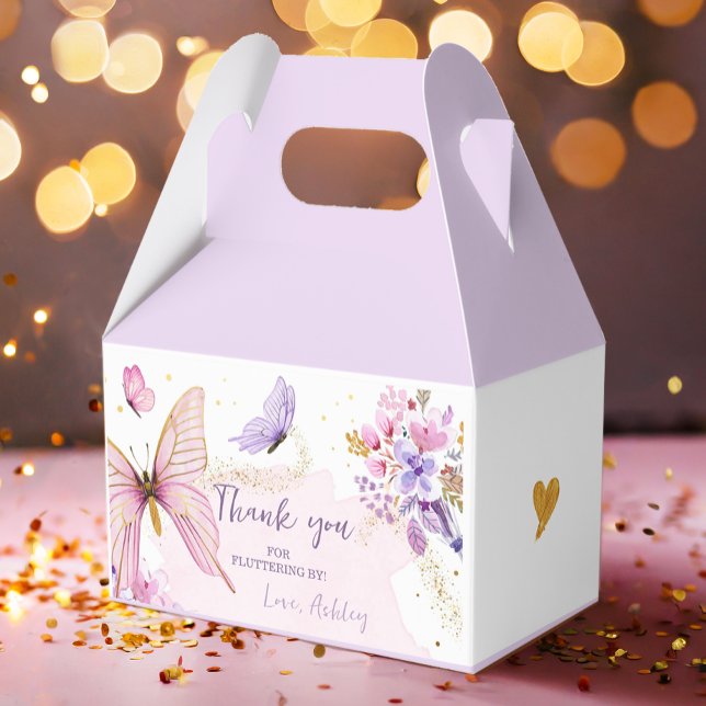 Ballotins Beurre Gable Box Jardin Floral Bébé Anniversaire (Créateur téléchargé)