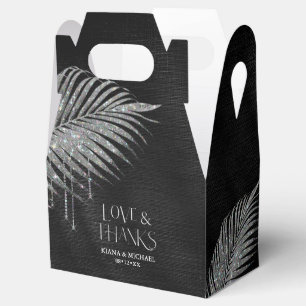 Ballotins Bijoux Palm Leaf Mariage Argent V2 ID830