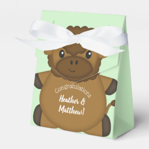 Ballotins Bison Buffalo Baby shower vert