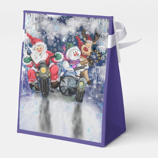 Ballotins Bizarre boîte cadeau de Noël Heureux amis de Noël (Arrière)