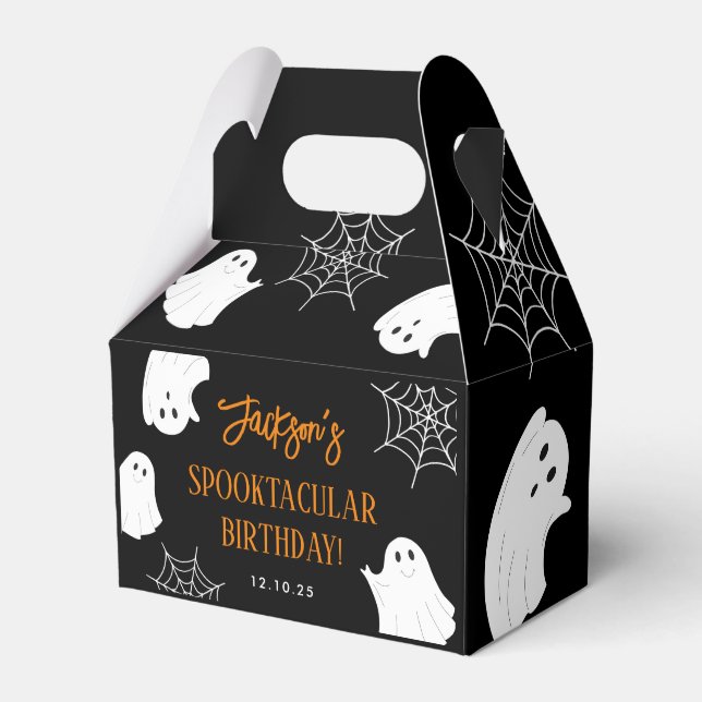 Ballotins Black Cute Ghost Éffrayant Halloween Anniversaire (Verso)