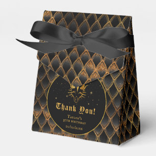 Ballotins Black Dragon Scales Or Anniversaire Merci