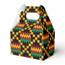 Black, Green, Red, et Yellow Kente Cloth