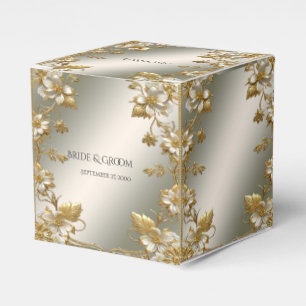 Ballotins Blanc Floral or Ornat Ballotin