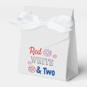 Ballotins Blanc rouge et deux 2e anniversaire