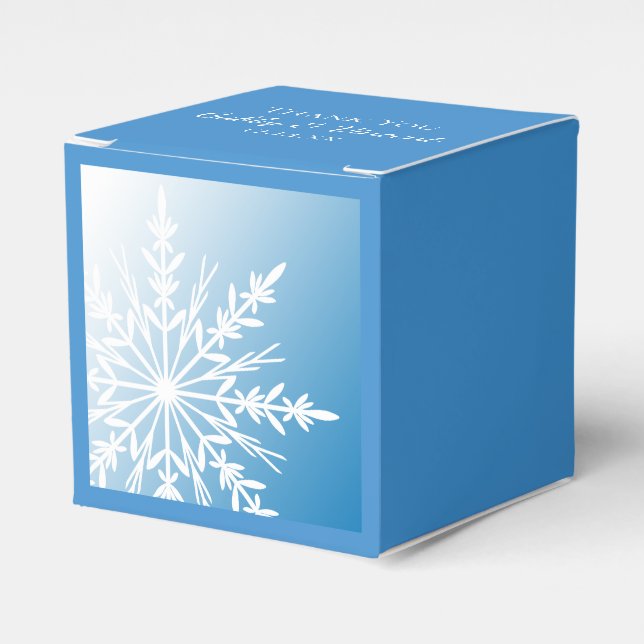 Ballotins Blanche-Neige sur Blue Winter (Verso)
