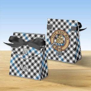 Ballotins Blason du Clan Haig sur tartan à carreaux