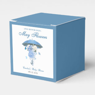 Ballotins Bleu Avril Douches Apporter Mai Baby shower Fleur