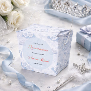 Ballotins Bleu Clair Argent Princesse Quinceanera Anniversai