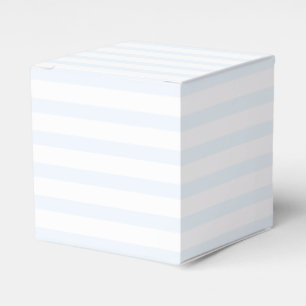 Ballotins Bleu clair blanc rayures motif cadeau