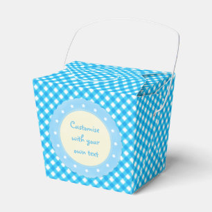 Ballotins Bleu clair En vichy Fantastique personnalisé