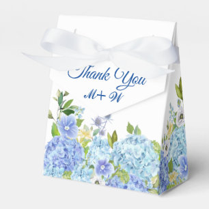 Ballotins Bleu clair Hydrangea Floral Cadeau Mariage Favor B