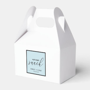 Ballotins Bleu clair Snack Midnight Personnalisé Mariage Gab