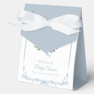 Ballotins Bleu Élégant Baby shower de Cancake aux bleuets