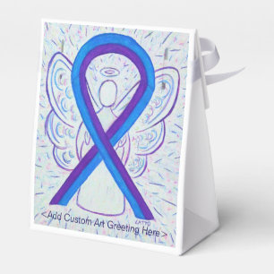 Ballotins Bleu et violet Sensibilisation Ruban Party Favoris