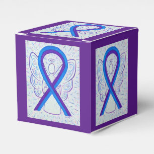 Ballotins Bleu et violet Sensibilisation Ruban Party Favoris