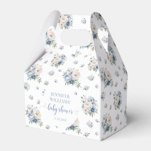Ballotins Bleu floral bébé garçon douche bonbon ballotin