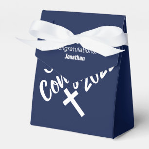 Ballotins Bleu foncé Félicitations Graduation Bible Verse