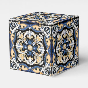 Ballotins Bleu jaune noir Azuleju espagnol marocain