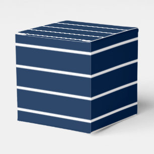 Ballotins Bleu marine Bandes blanches motif Cadeau