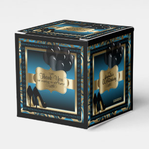 Ballotins Bleu, Noir & Or Métallic - 00e anniversaire
