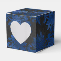Bleu Royal, Noir et Damassé Argenté