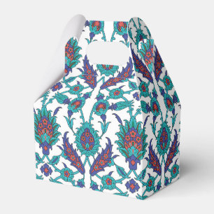 Ballotins Bleu Turquoise Rouge Blanc Oriental Floral