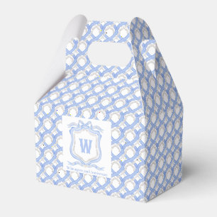 Ballotins Bleu Wedgewood Coquette Grandmillennial Monogramme
