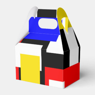 Ballotins Blocs géométriques rouges, jaunes, noirs et bleus
