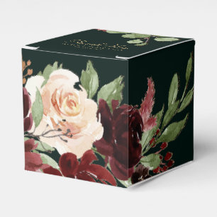 Ballotins Bloom rustique Terracotta et Marsala Coutume rou